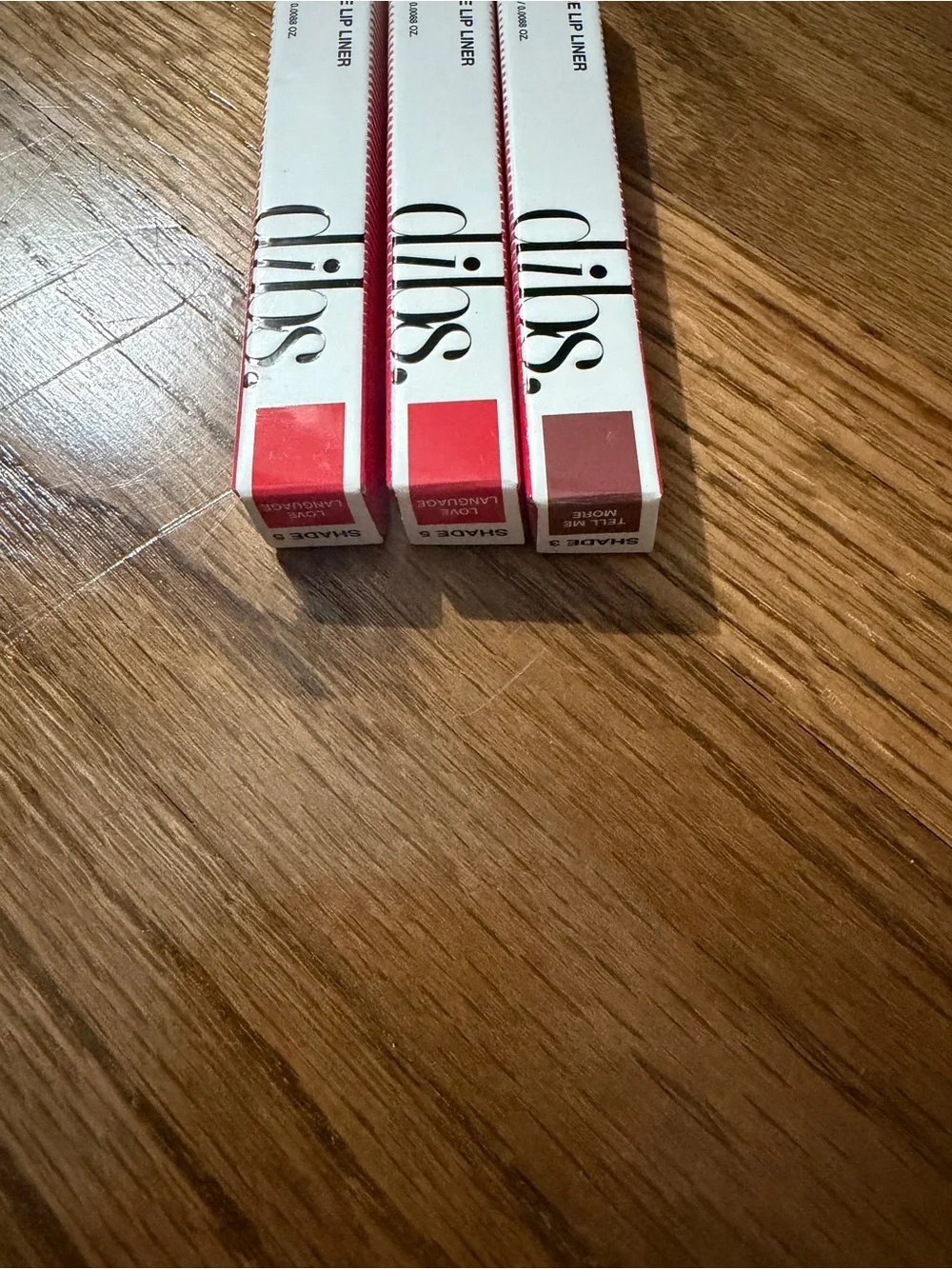 dibs. No Pressure Lip Liner Set — bundle of 3!